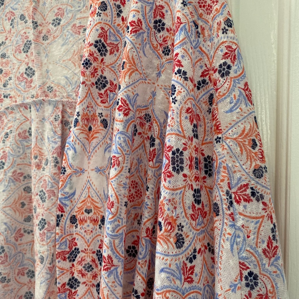 Torrid Multi-Color Floral Print Pattern Short Sleeve Open Front Cardigan… - Picture 4 of 12